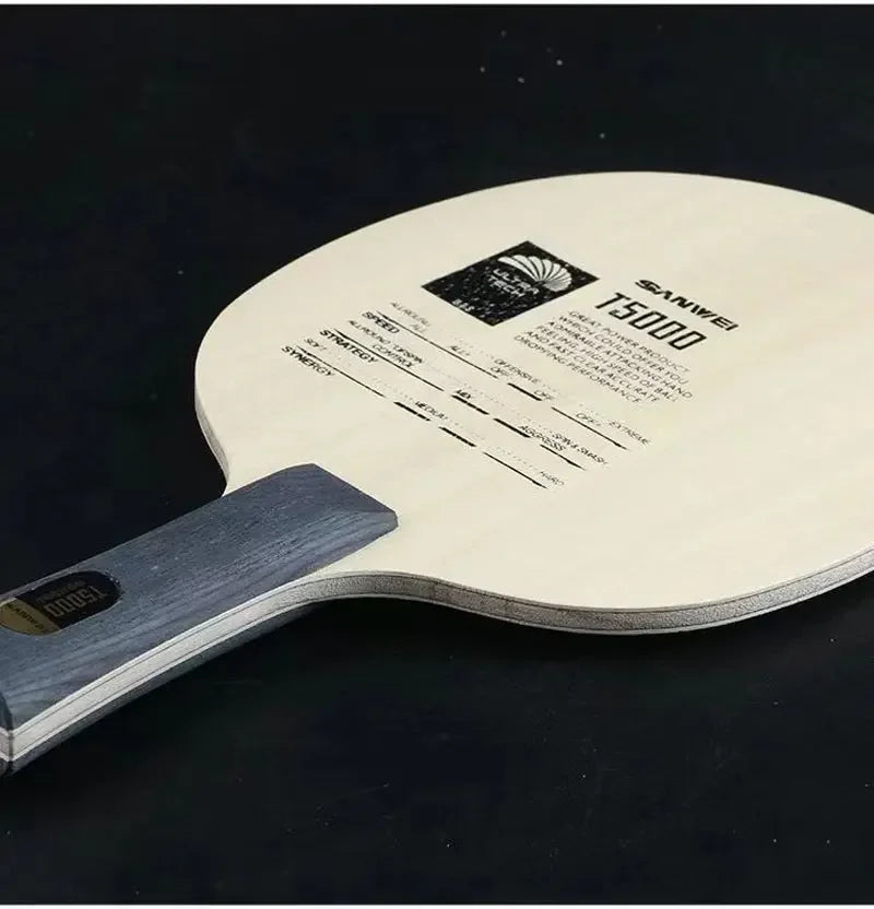 SANWEI T5000 Table Tennis Blade 5 Wood 2 Carbon Entry