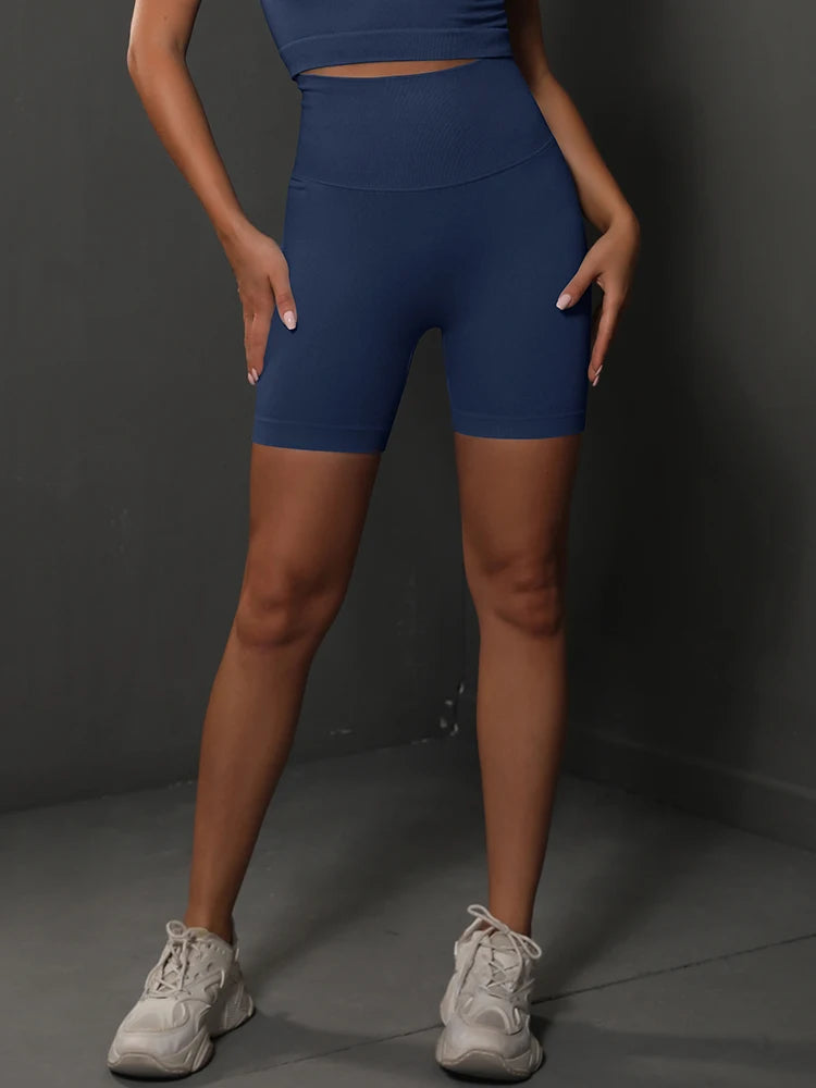 Yoga Shorts Women Sports Shorts Seamless Gym Workout Shorts