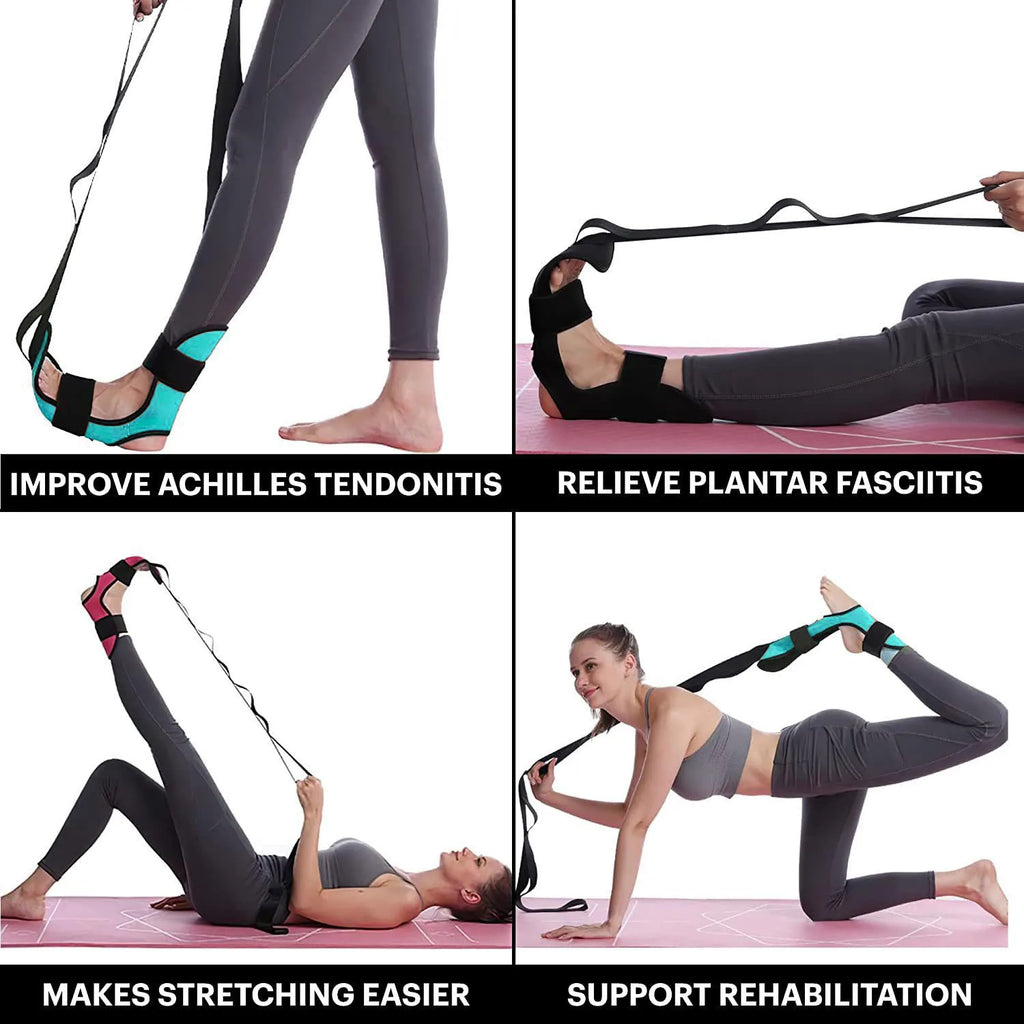 Yoga Leg Stretcher Flexibility Stretching Strap Fitness