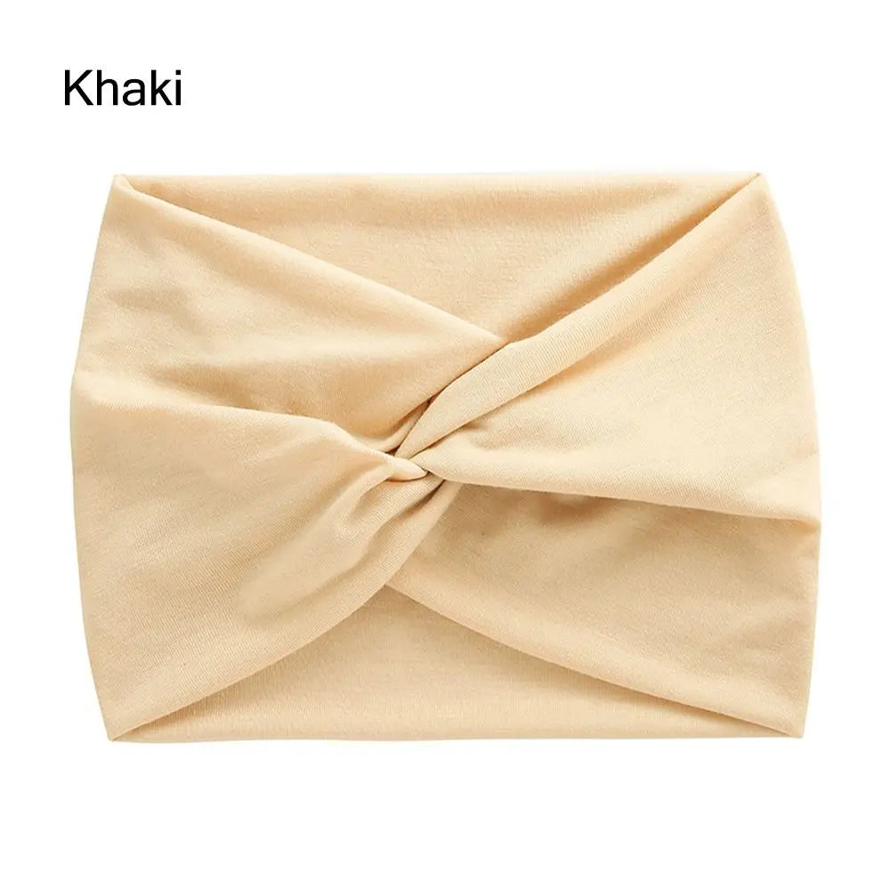 Fashion Colorful Wide Headbands Women Extra Large Turban