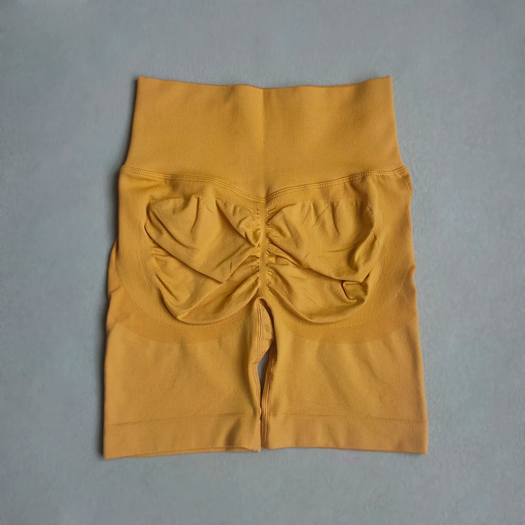 Yoga Shorts Women Sports Shorts Seamless Gym Workout Shorts