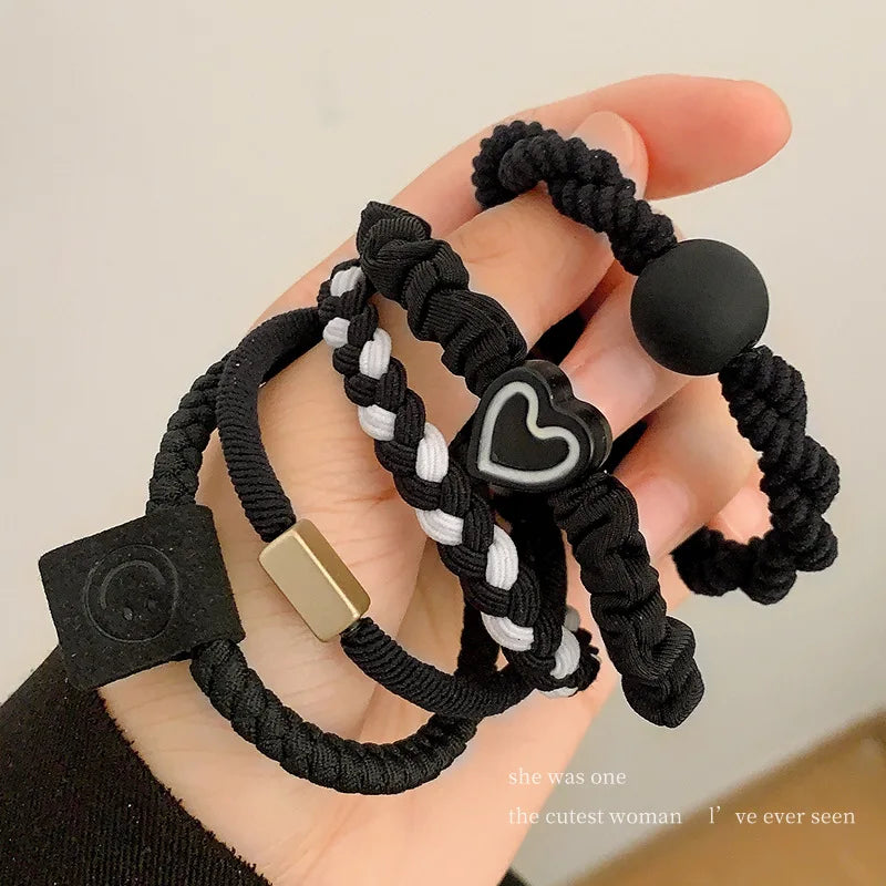 10PCS Women s Hair Ring Set Hair Accessories High Elasticity