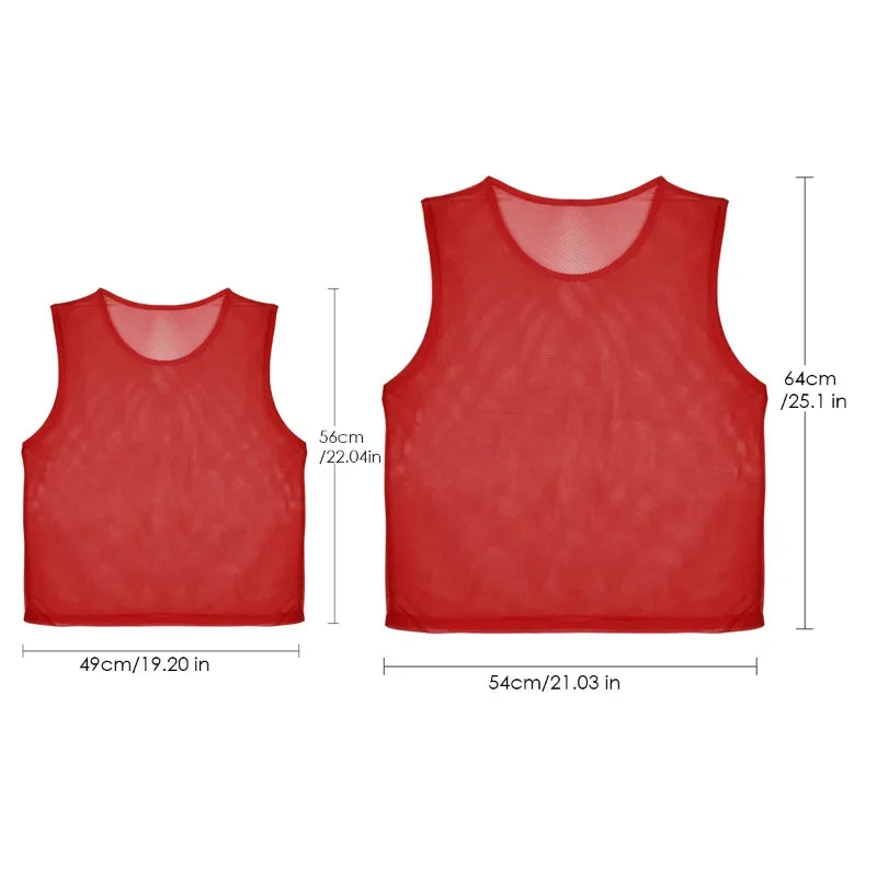 12 PCS Children Kid Quick Drying Basketball Jersey Team