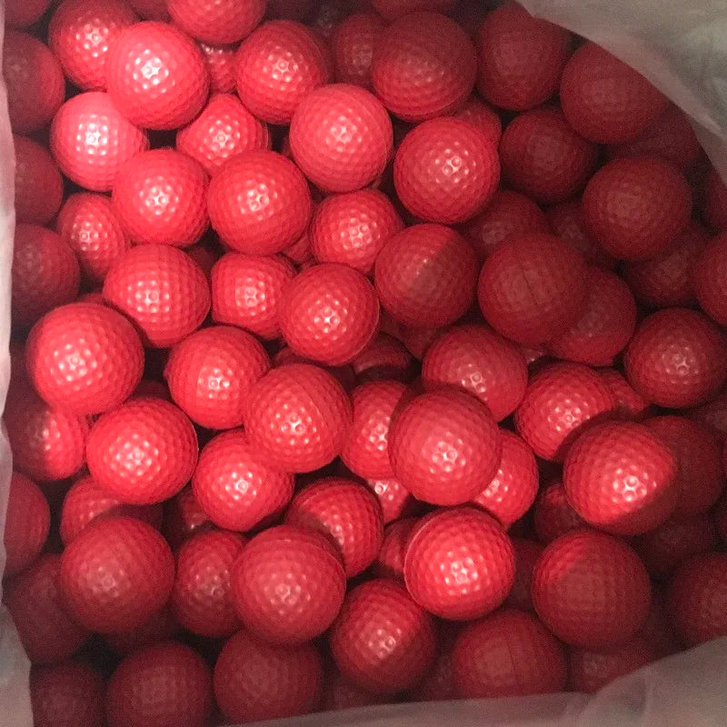 Hot Selling 20 Pcs PU Foam Golf Balls Yellow Sponge Elastic
