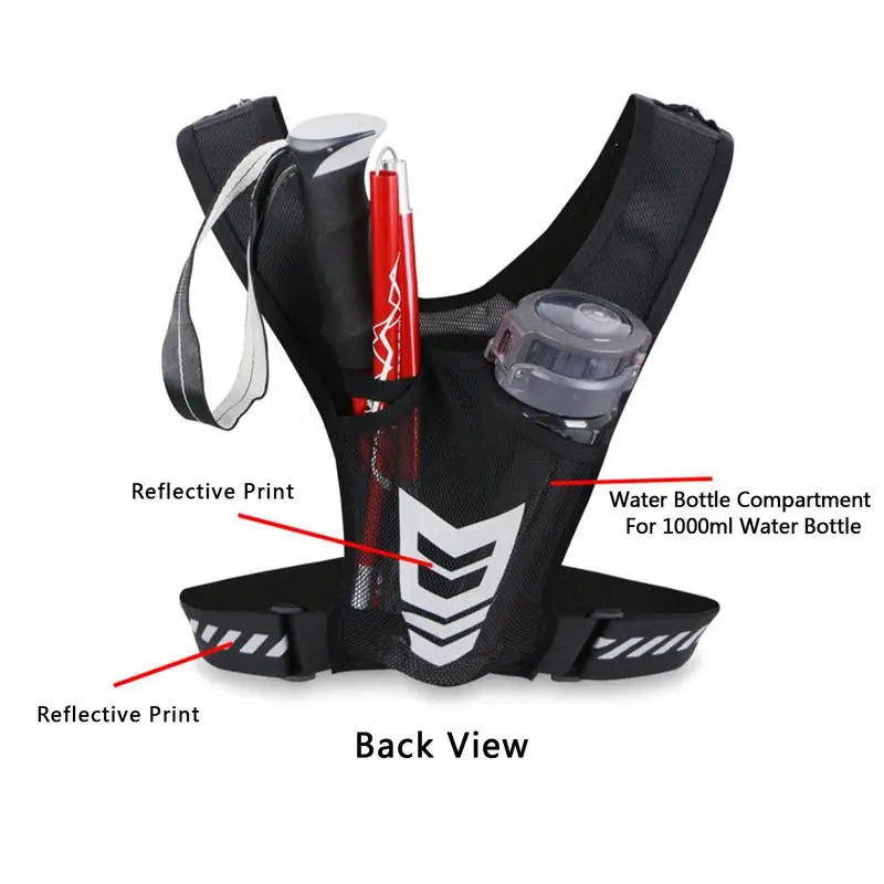 Reflective Running Vest Bag Universal Running Sports Phone