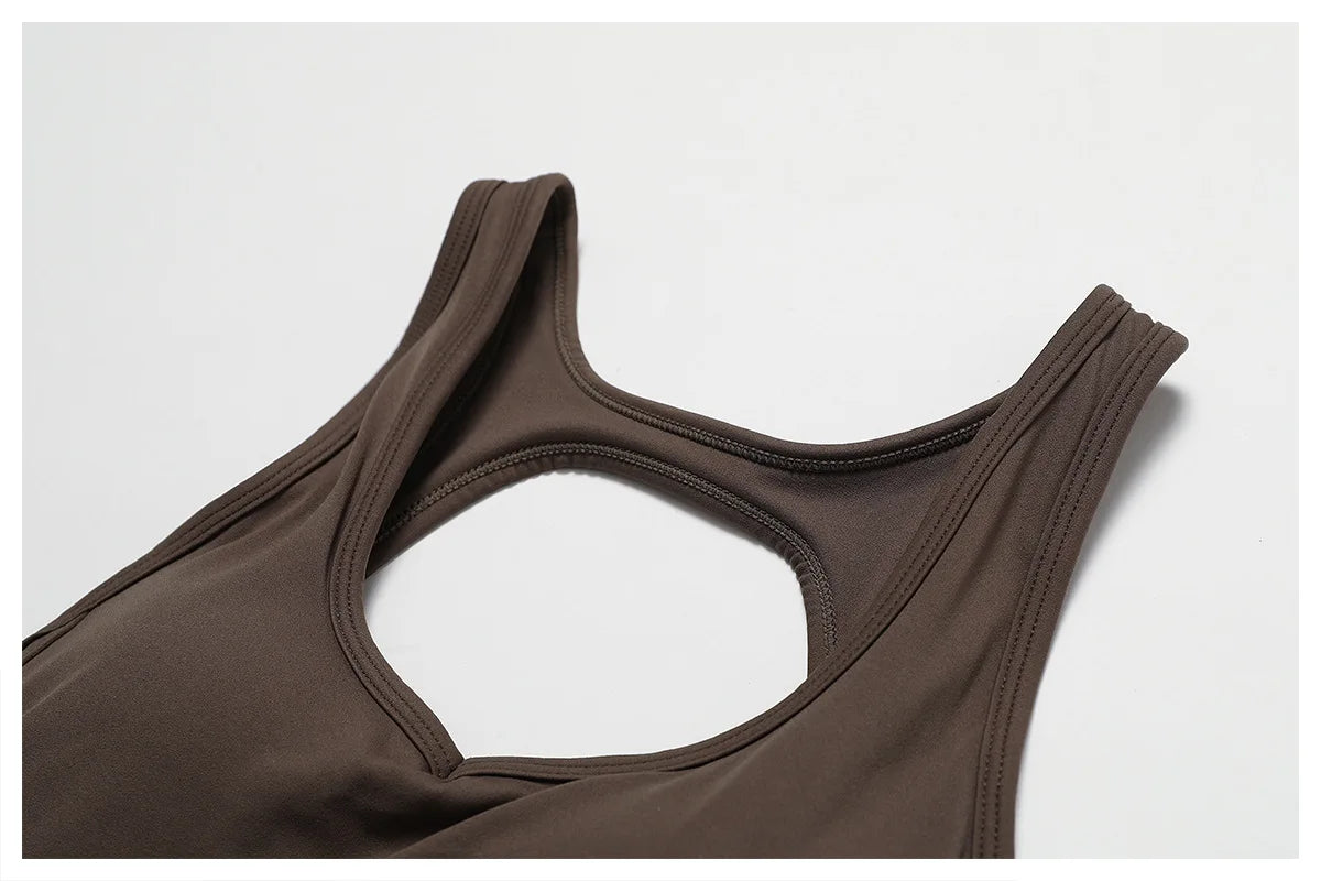 Solid Yoga Jumpsuit One Piece Outfit Fitness Bodysuit
