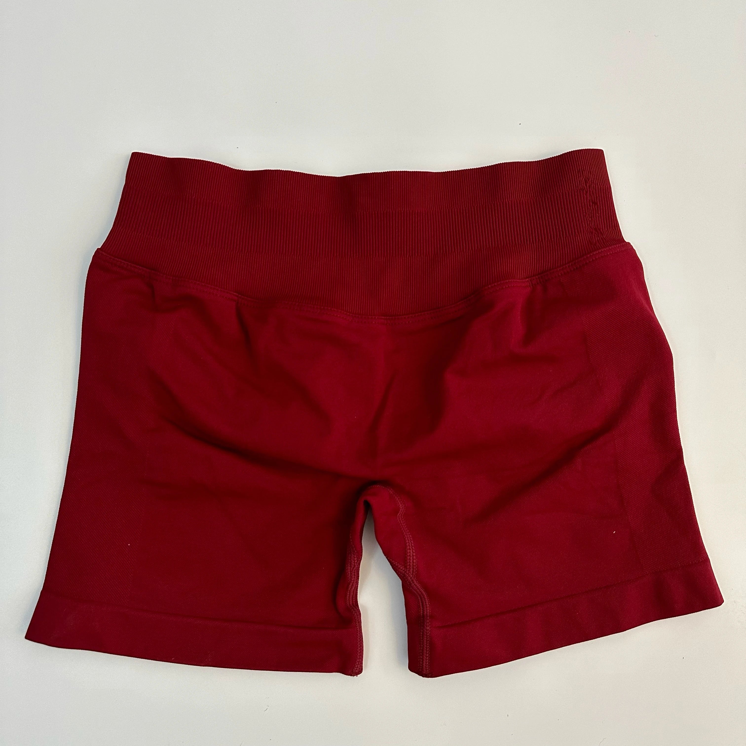 Yoga Shorts Low Ribbed Band Yoga Shorts Seamless Scrunch Bum