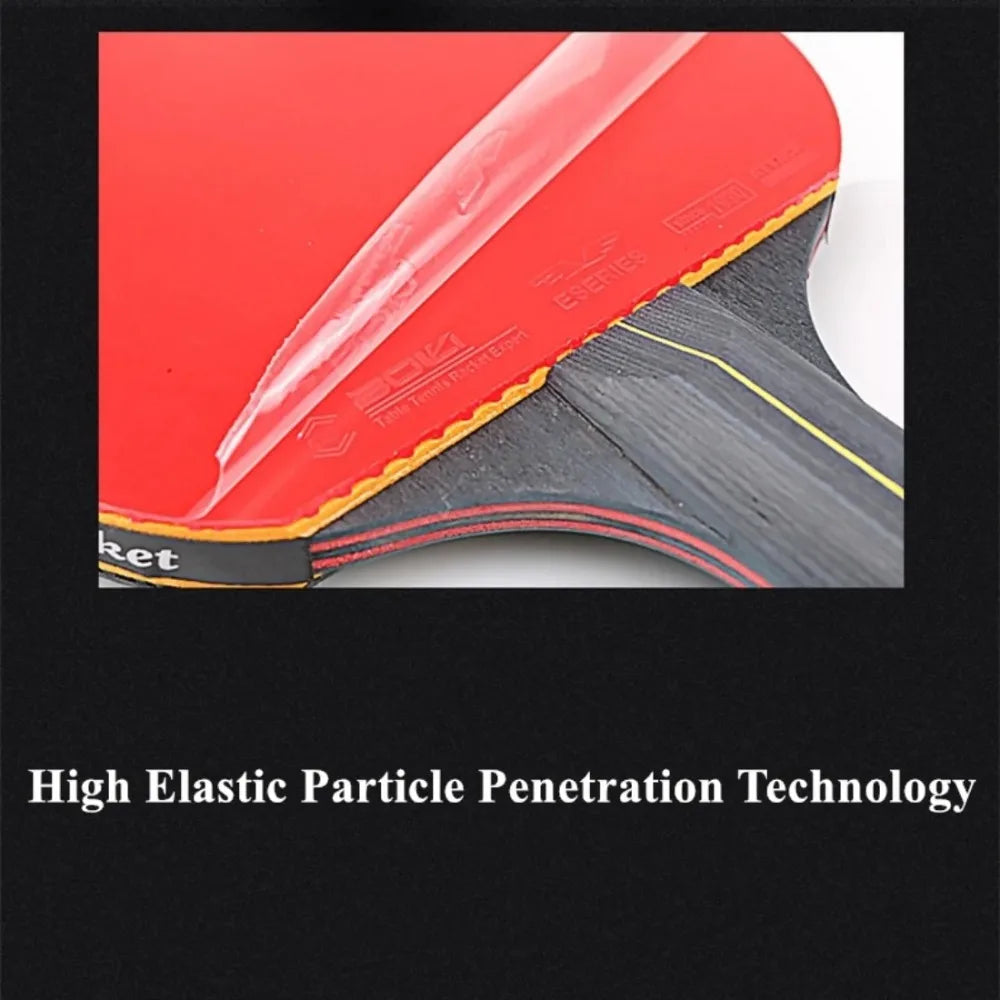 5 6 Star Table Tennis Racket 2PCS Professional Ping Pong