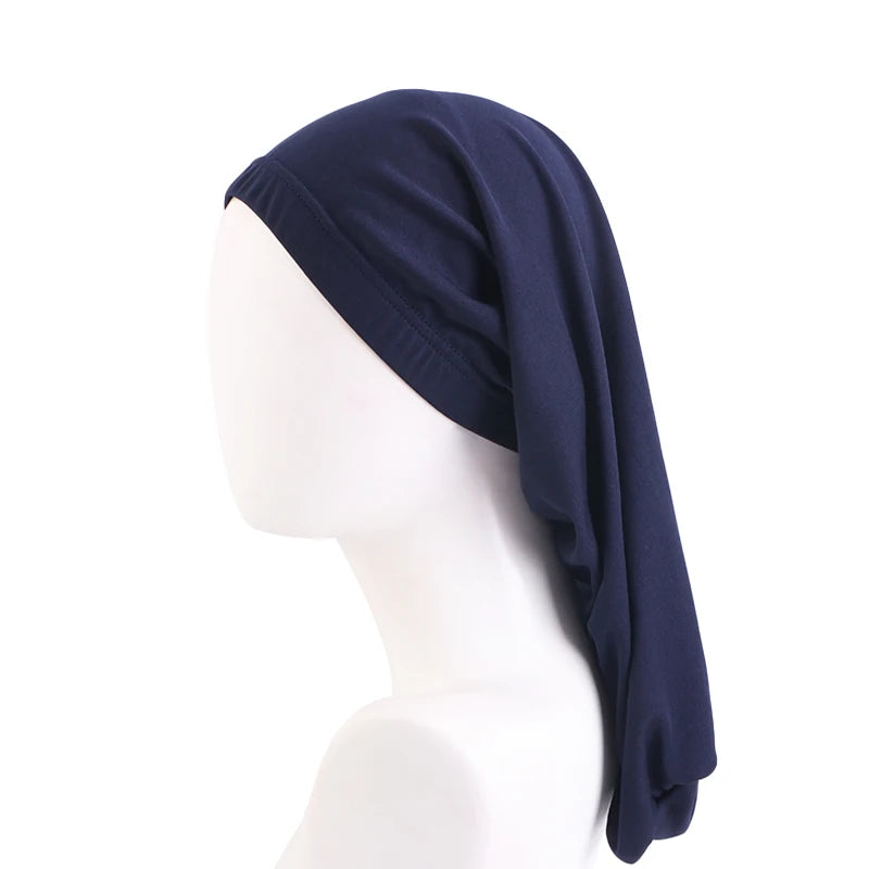 New Men Braids Dreadlocks Night Sleep Cap Long Tail Bonnet