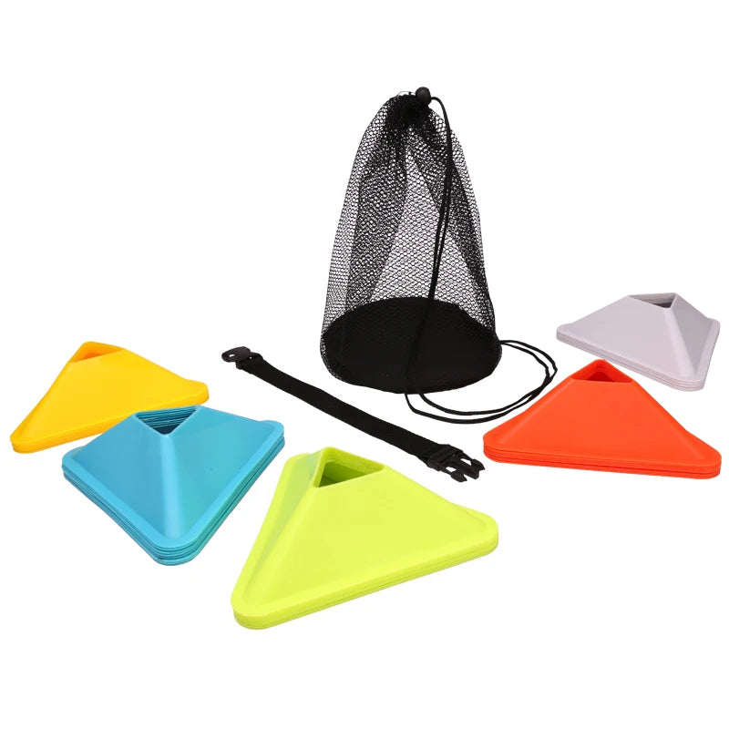20PCS 40PCS Football Training Disc Triangle Soccer Practice