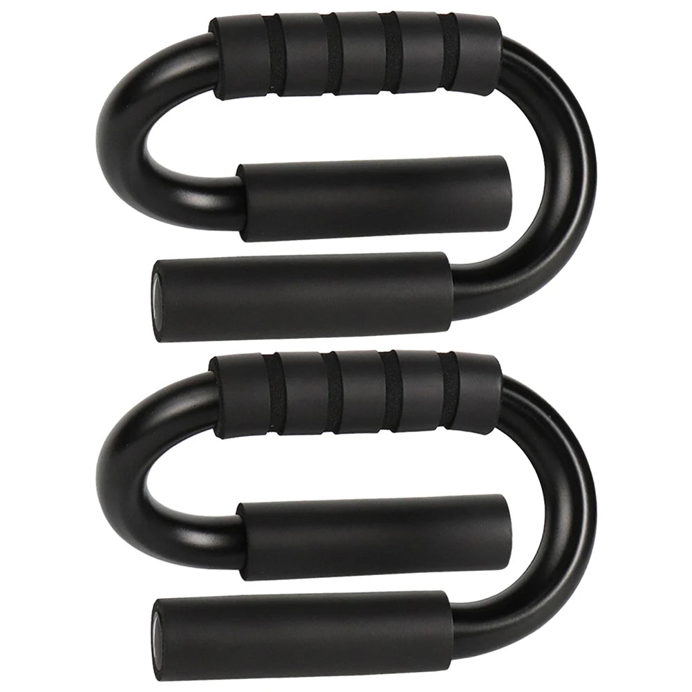 S Shape Push-up Handles No-Slip Foam Handle Push Up Stand