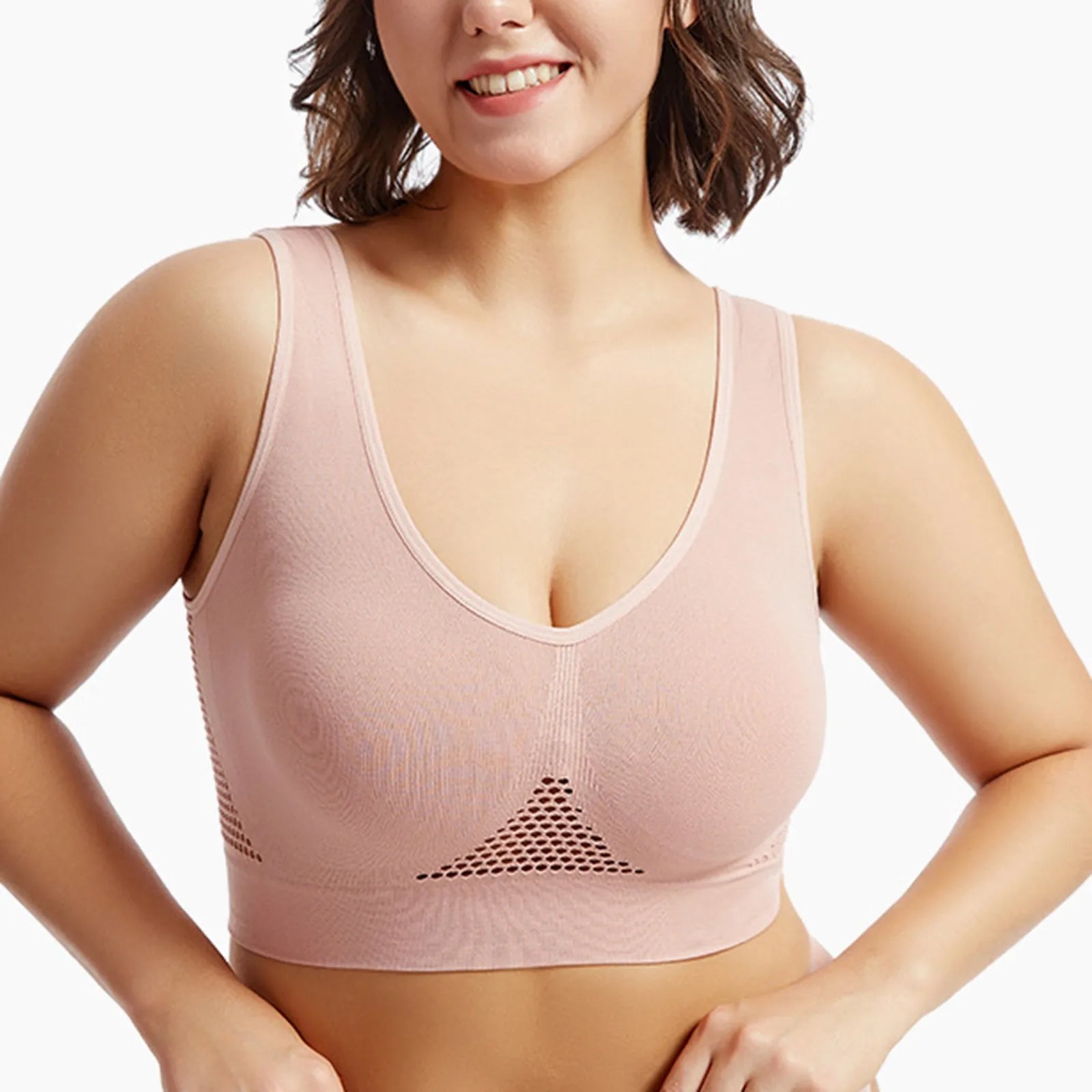 Beautiful Back Sports Bra Shockproof Running Fitness