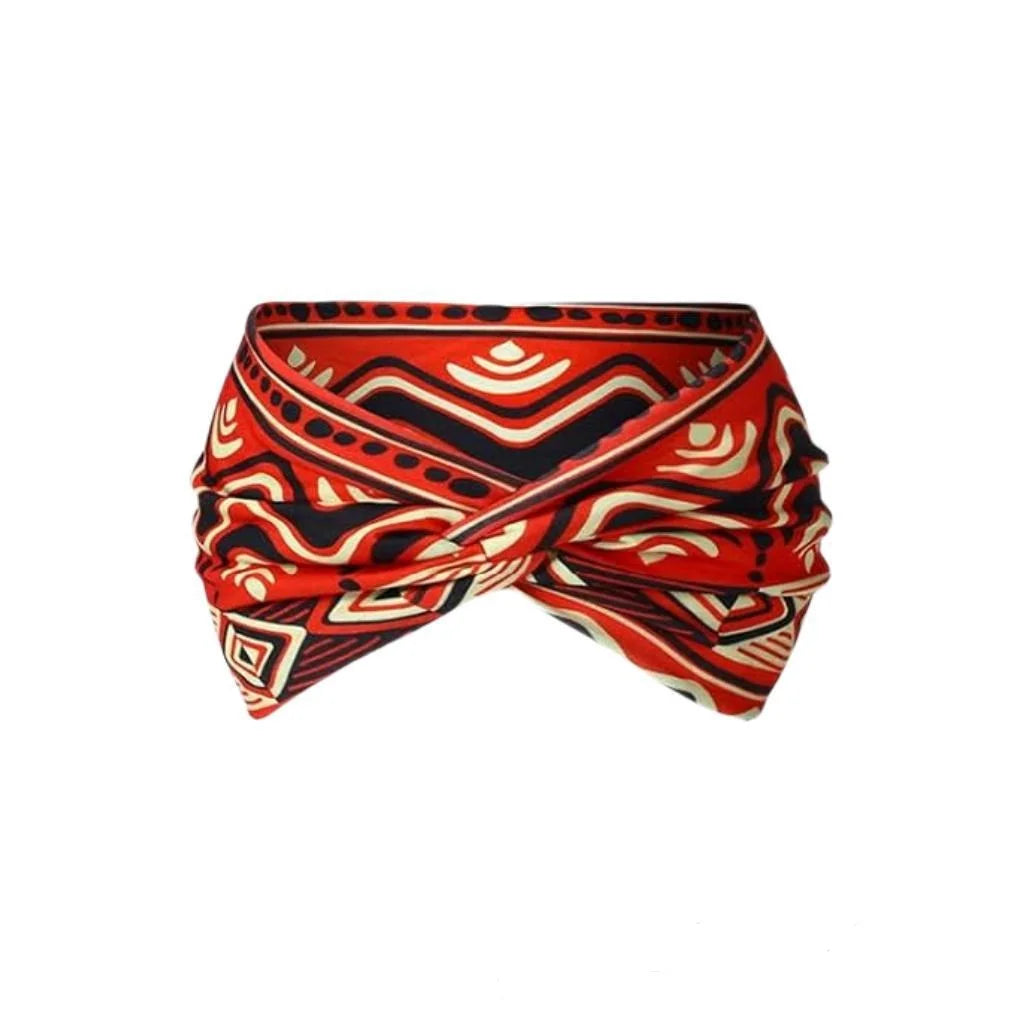 Widening High Strength Bohemian Yoga Sports Headband African