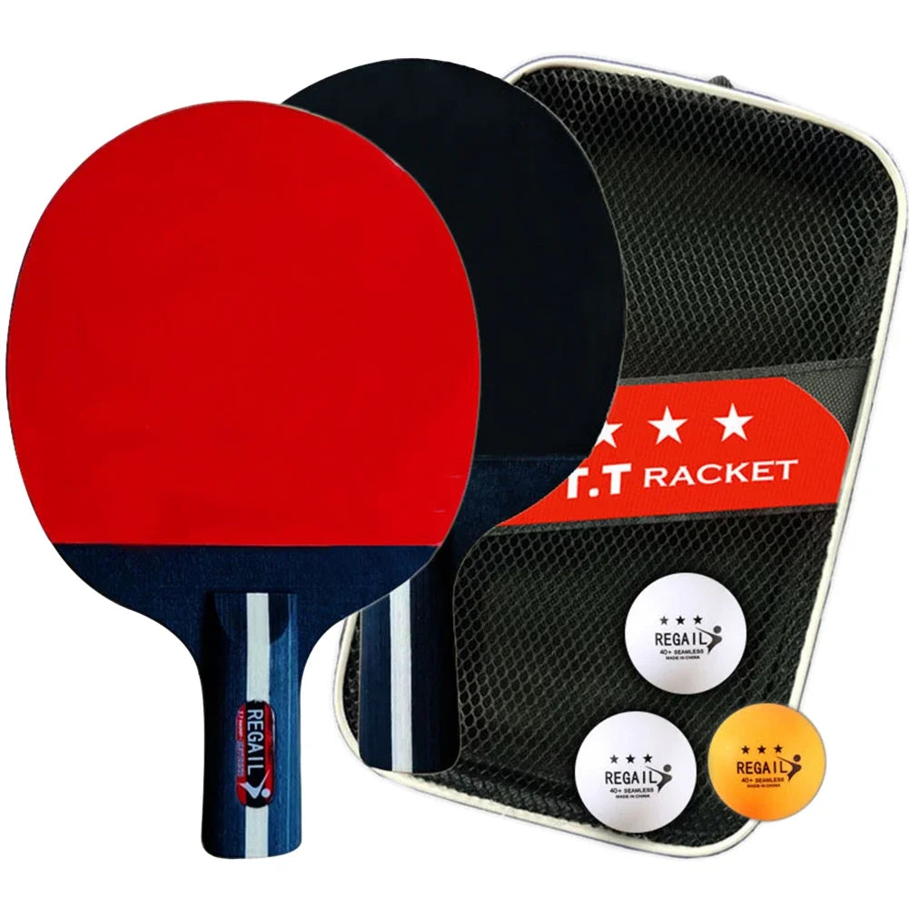 Table tennis paddle professional training 2 bat 3 ball table