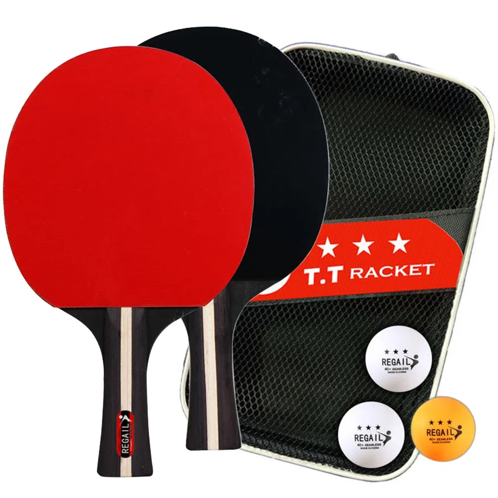 Table tennis paddle professional training 2 bat 3 ball table