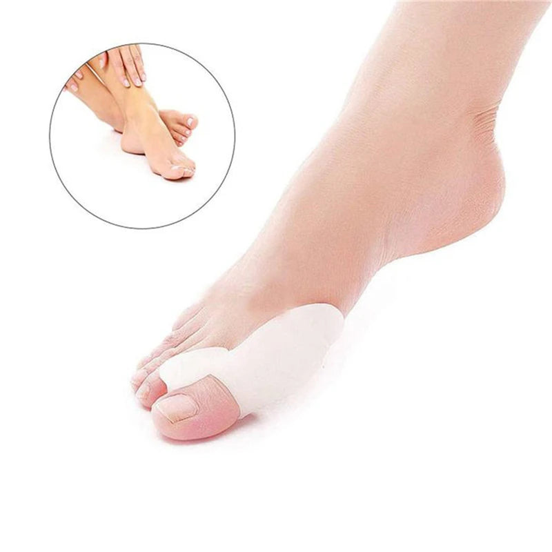 1pair Silicone Gel Thumb Corrector Bunion Little Toe