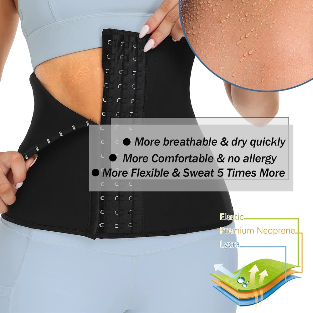 1PCS Women Men Waist Trainer Belt Tummy Control Workout