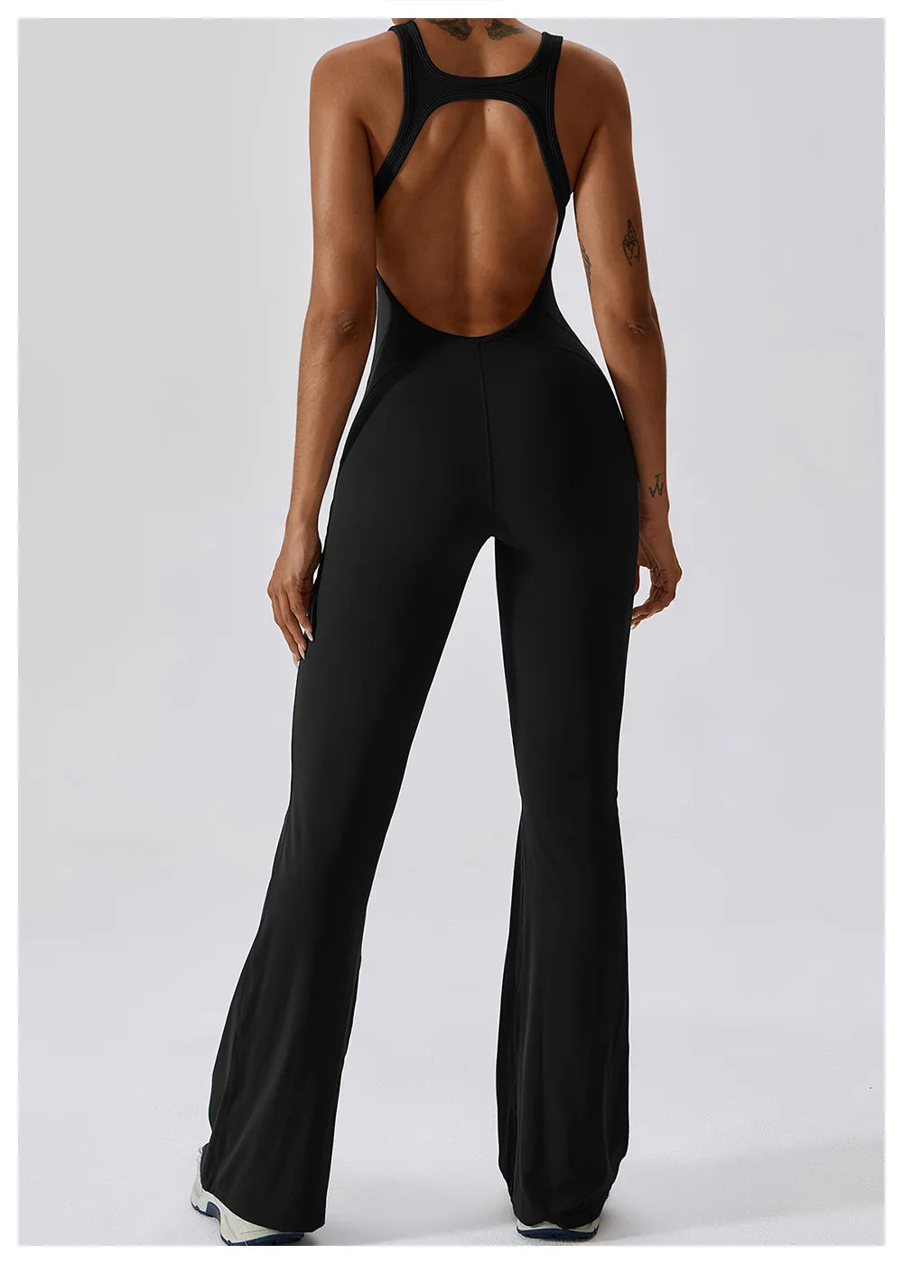 Solid Yoga Jumpsuit One Piece Outfit Fitness Bodysuit