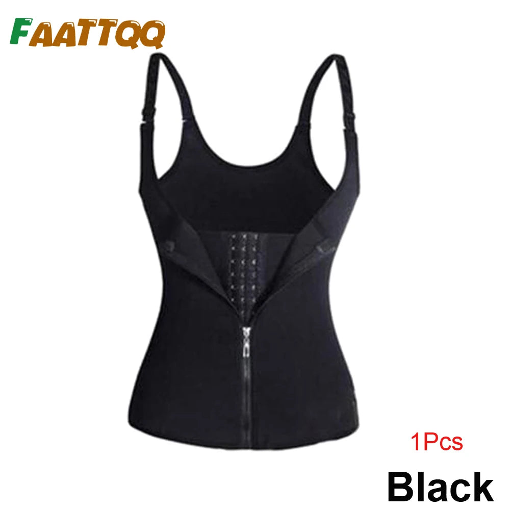 1Pcs Waist Trainer Women Corset Shapewear Zipper Women s