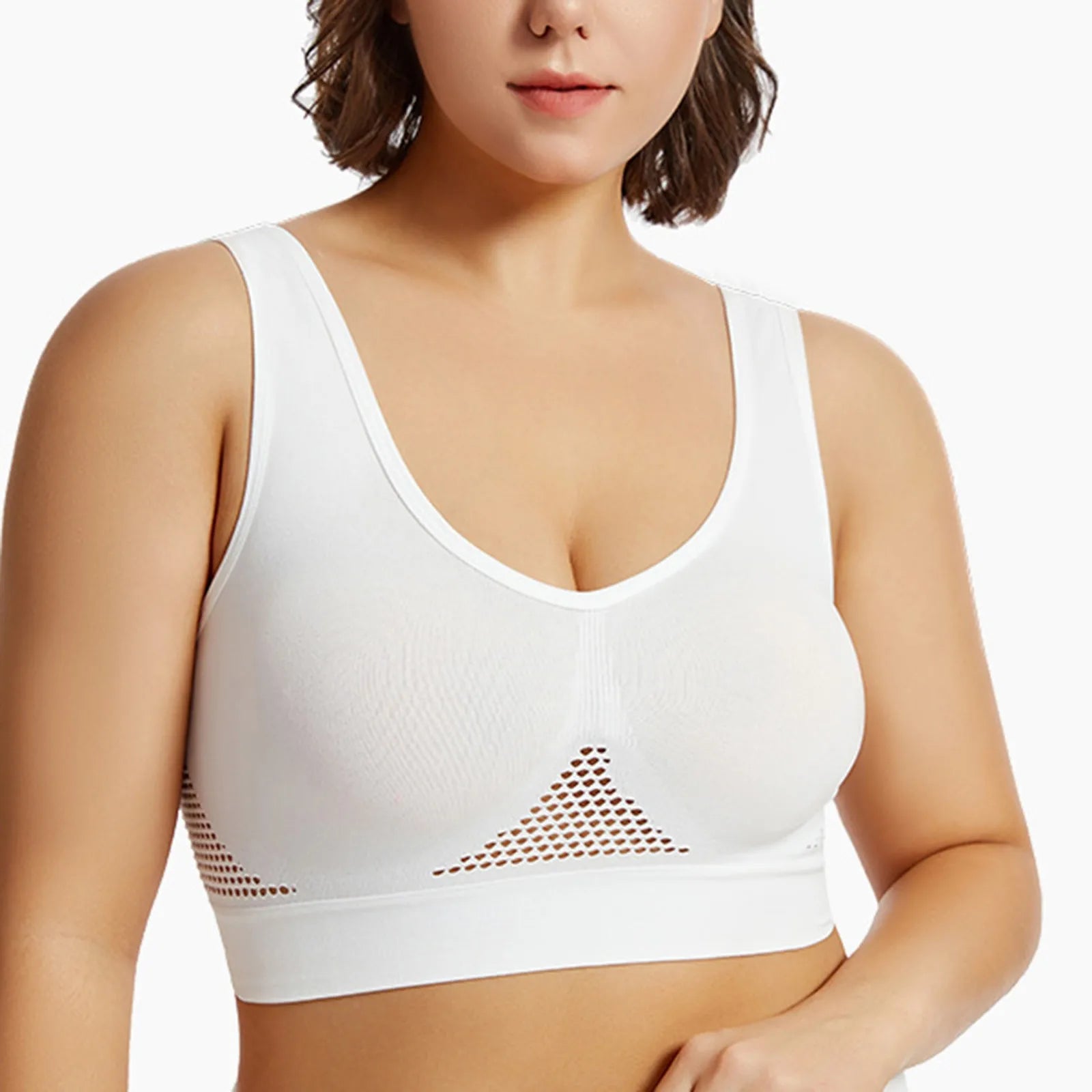 Beautiful Back Sports Bra Shockproof Running Fitness