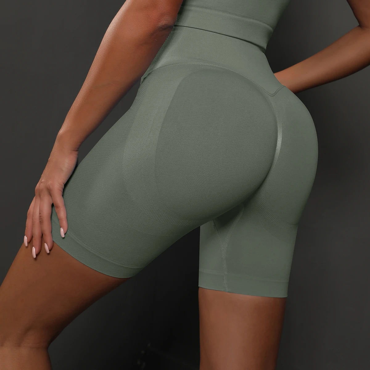 Yoga Shorts Women Sports Shorts Seamless Gym Workout Shorts