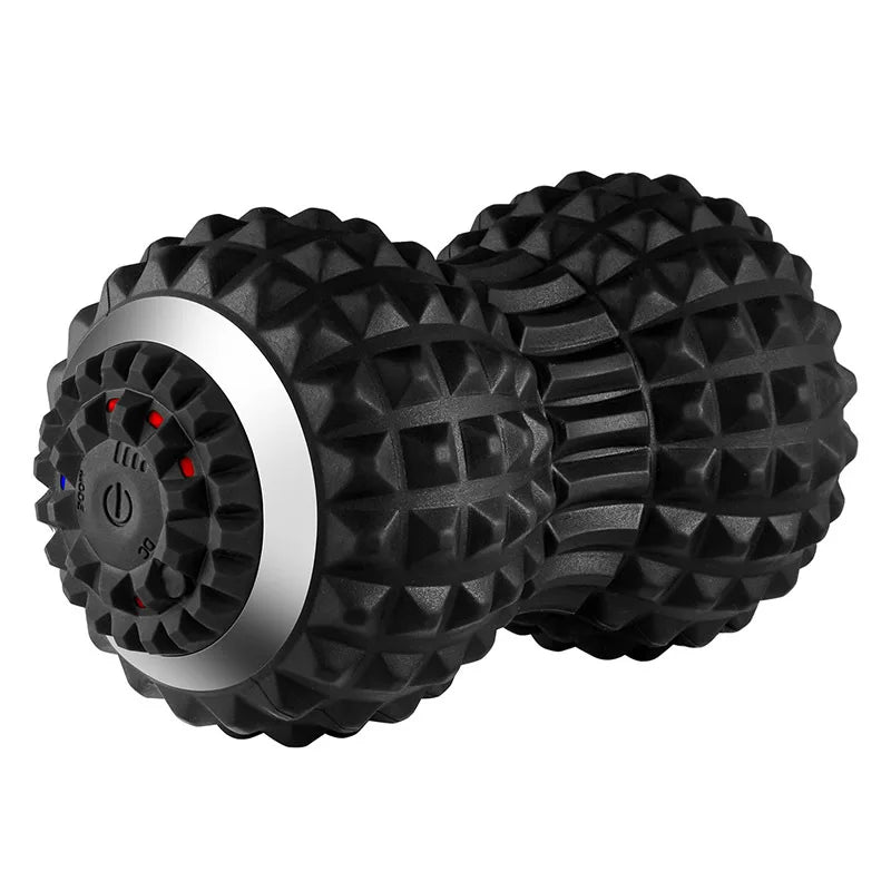 Electric Massage Peanut Ball 4-Speed Vibrating USB Rechargeable Sport Yoga Foam Roller Muscle Relaxation Small Fitness E
