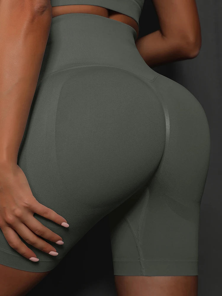 Yoga Shorts Women Sports Shorts Seamless Gym Workout Shorts