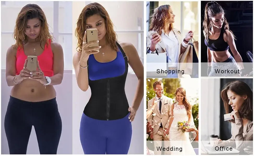 1Pcs Waist Trainer Women Corset Shapewear Zipper Women s