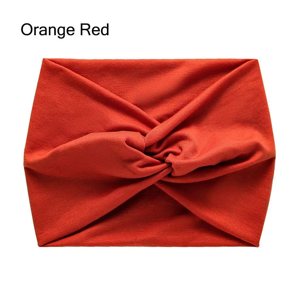 Fashion Colorful Wide Headbands Women Extra Large Turban