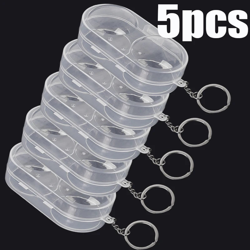 1-5pcs Table Tennis Ball Container Box Hard Plastic Case