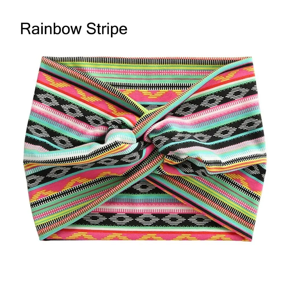 Fashion Colorful Wide Headbands Women Extra Large Turban