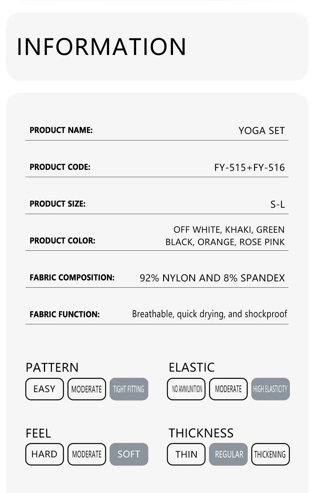 Yoga Clothing Set Women s High Waisted Leggings Top Two
