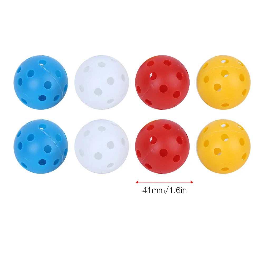 20Pcs Mixed Color Plastic Airflow Hollow Training Golf Ball