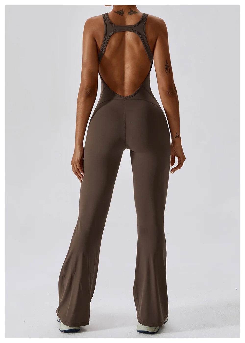 Solid Yoga Jumpsuit One Piece Outfit Fitness Bodysuit