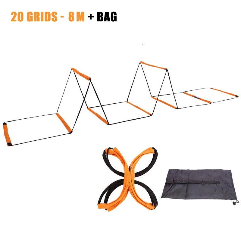 Dual-Purpose Soccer Training Jump Ladder Multifunctional