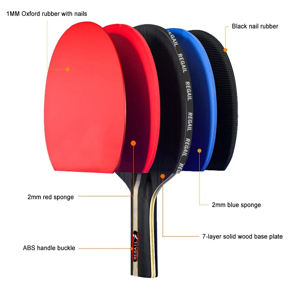 Table tennis paddle professional training 2 bat 3 ball table