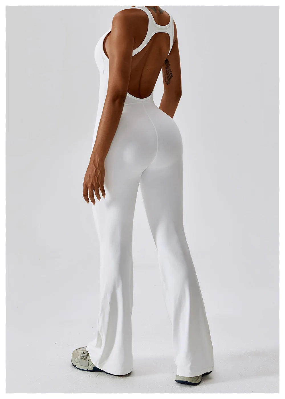 Solid Yoga Jumpsuit One Piece Outfit Fitness Bodysuit