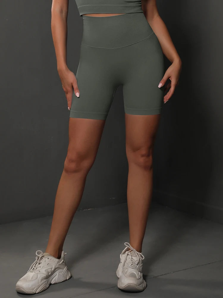 Yoga Shorts Women Sports Shorts Seamless Gym Workout Shorts