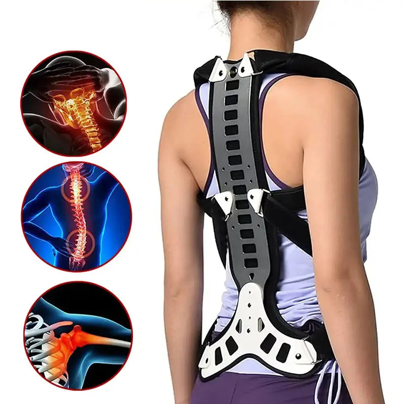 Adjustable Back Brace Posture Corrector Women Men Back