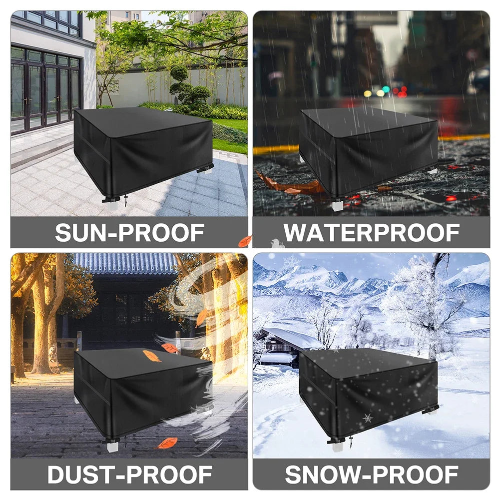 Garden Furniture Cover Air Vent Waterproof Windproof Anti-UV