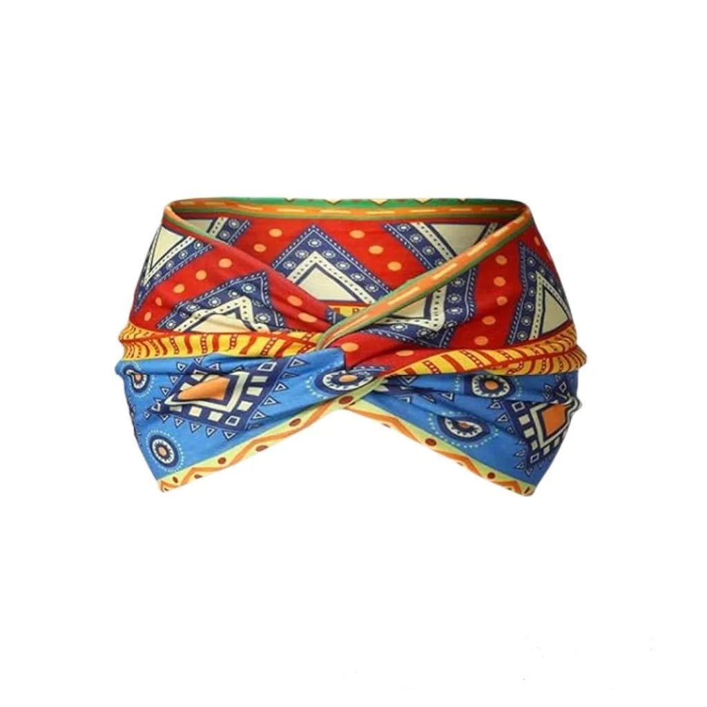 Widening High Strength Bohemian Yoga Sports Headband African