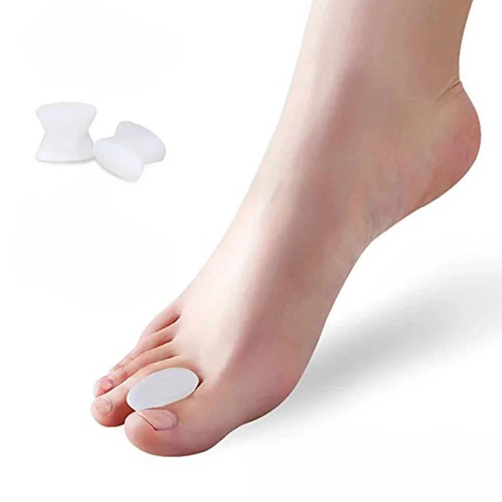 1pair Silicone Gel Thumb Corrector Bunion Little Toe