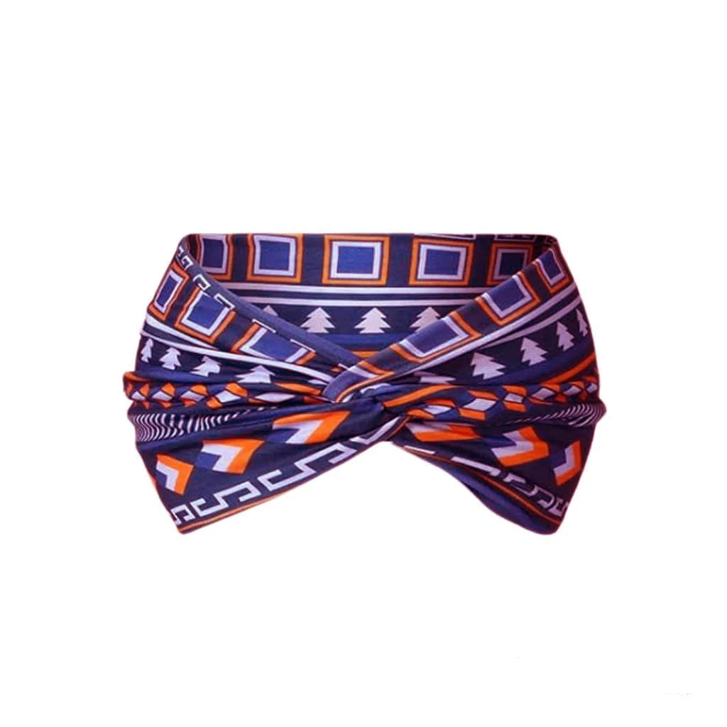 Widening High Strength Bohemian Yoga Sports Headband African