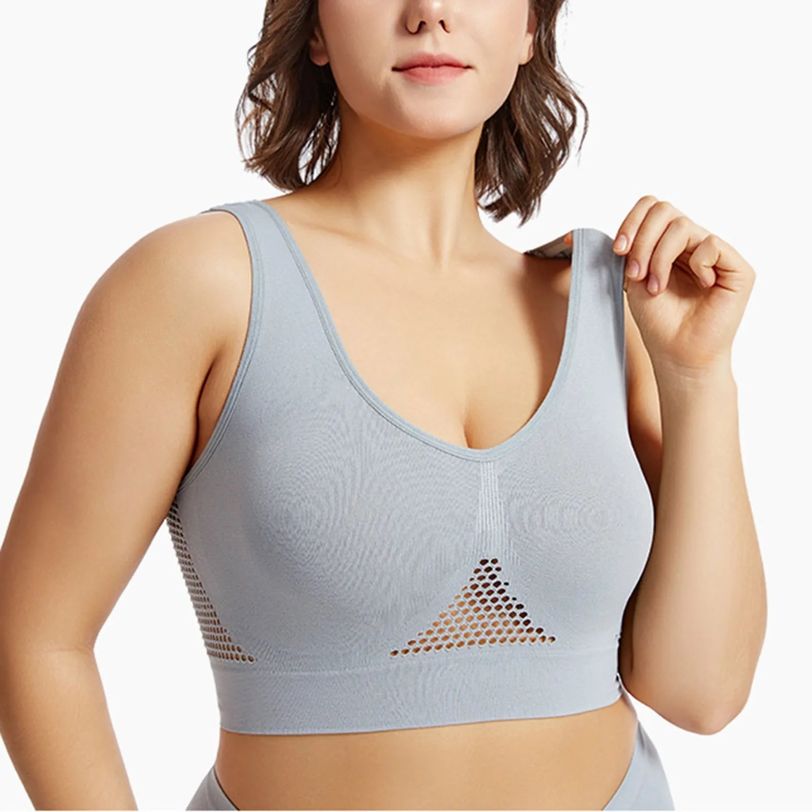 Beautiful Back Sports Bra Shockproof Running Fitness