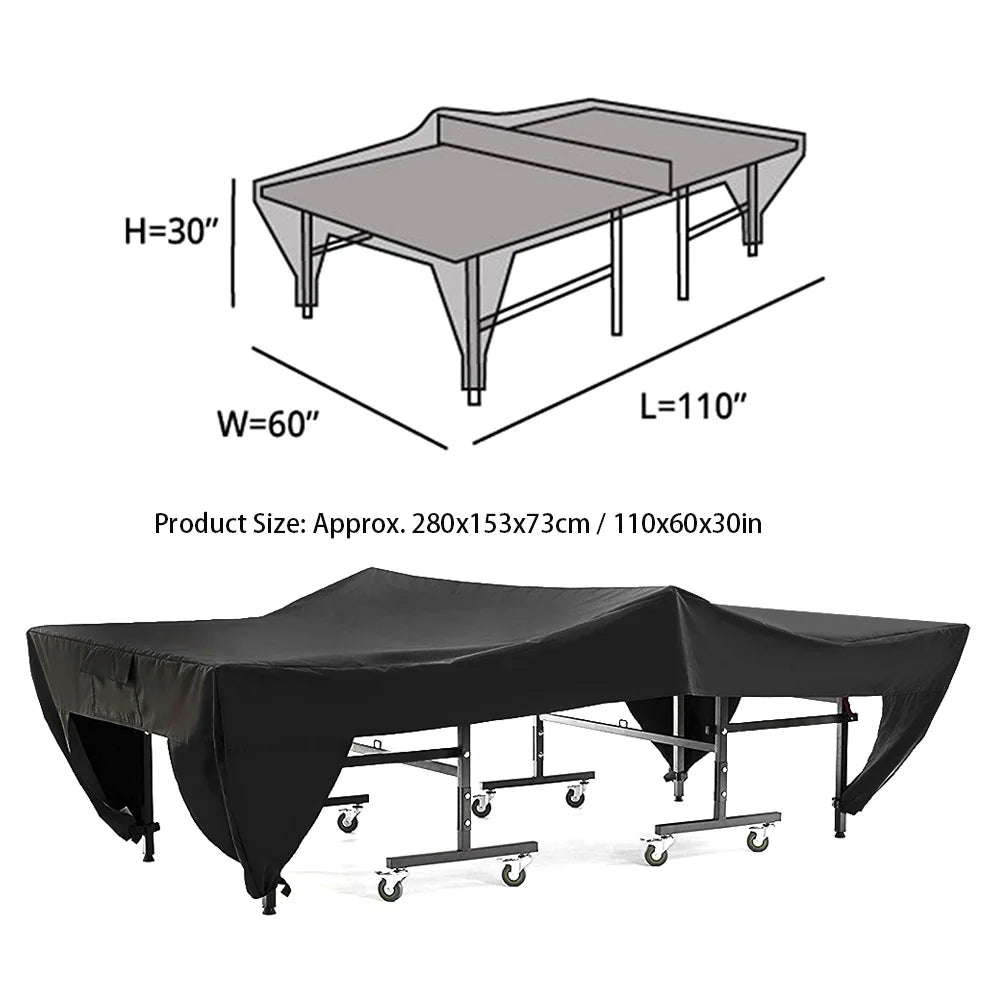 Table Tennis Table Cover Outdoor Courtyard Patio Waterproof