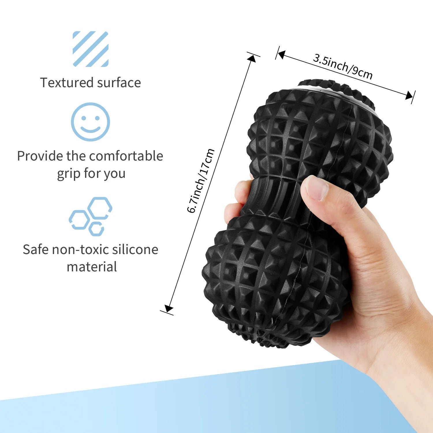 Deep Tissue Recovery Ball™ Relieve muscle tension, knots & soreness in minutes - at home, gym or work