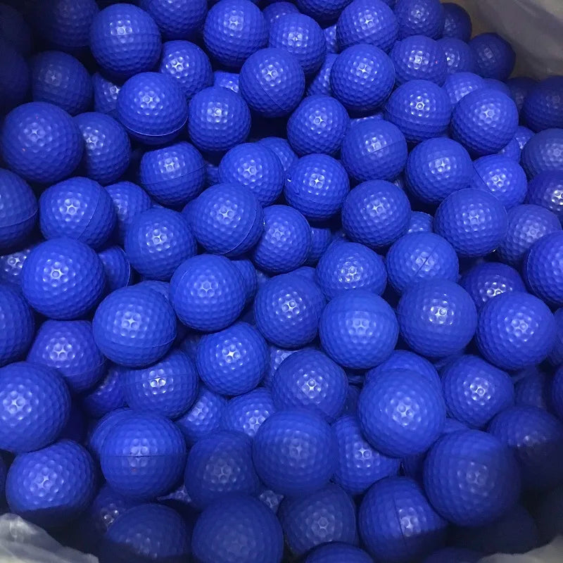 Hot Selling 20 Pcs PU Foam Golf Balls Yellow Sponge Elastic