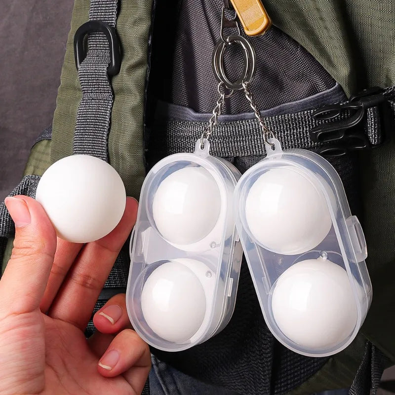 1-5pcs Table Tennis Ball Container Box Hard Plastic Case