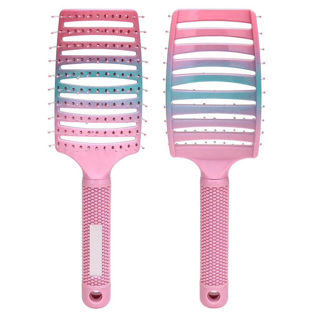 Barber Hair Brush Scalp Massage Comb Women Nylon Pig