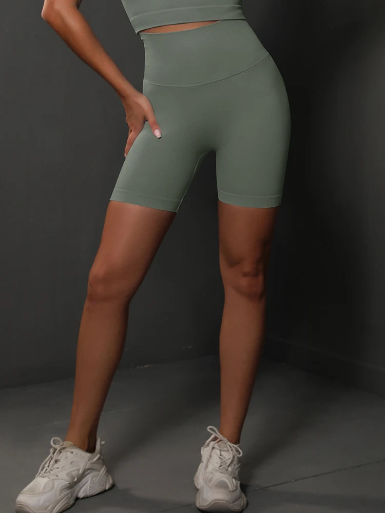 Yoga Shorts Women Sports Shorts Seamless Gym Workout Shorts